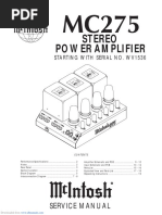 Mcintosh mc7300 Service Manual | PDF