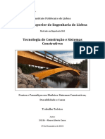 Pontes e passadiços de madeira: sistemas construtivos e casos reais