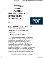 PERLAWANAN TERHADAP PENJAJAHAN PORTUGIS DAN SPANYOL DI INDONESIA - SMA Syarif Hidayatullah Grati