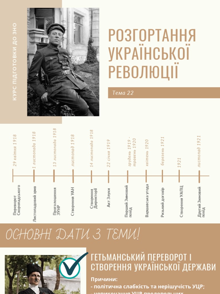 Розгортання Української революції | PDF