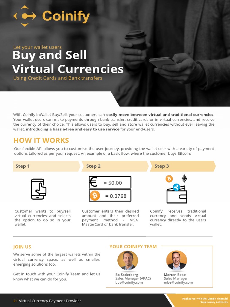 Coinify: Simplified Crypto Wallet Solutions | PDF | Payments | Credit Card