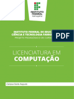PPC Licenciatura em Computação SA - 2023 PDF