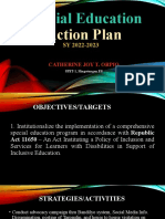 Special Education-Action Plan SY22-23