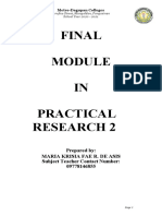 PRACTICAL RESEARCH 2 - Module 4
