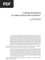 A divisão favela-bairro