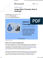 Interest Coverage Ratio - Formula, How It Works, and Example 1