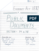 Evidence Law - Public Document PDF