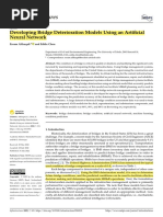 Infrastructures: Developing Bridge Deterioration Models Using An Artificial Neural Network