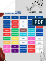 Colorido Bloques de Construcción Calendario Semanal de Clases en Blanco (29.7 × 21 CM) PDF