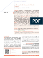 Photodynamic Therapy: Re Entry in The Treatment of Chronic Periodontitis: A Clinical Study