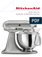 KitchenAid K45 Stand Mixer Manual