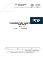 P-CCC-06-02 Procedimiento de Muestreo Por Terceros