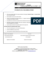 (1805) Pnmot Junior VII VIII Sample Paper PDF