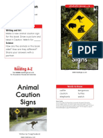 Animal Caution Signs