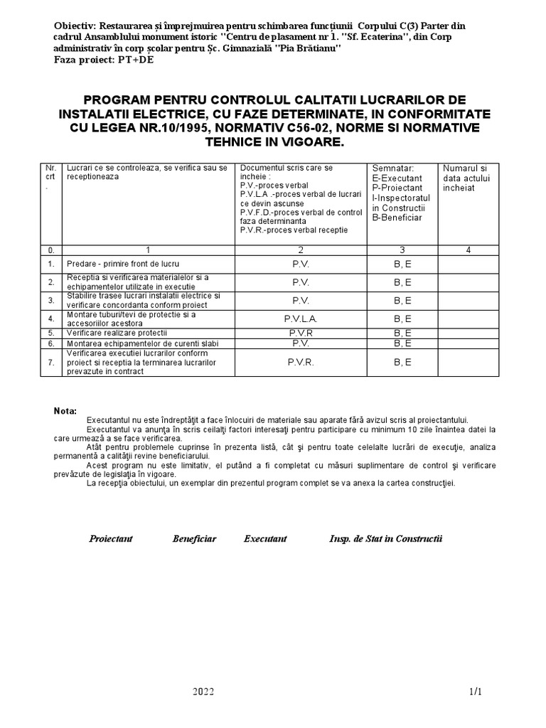 6.program Faze Determinante | PDF
