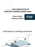 Design and Fabrication of Staircase Climbing Wheelchair