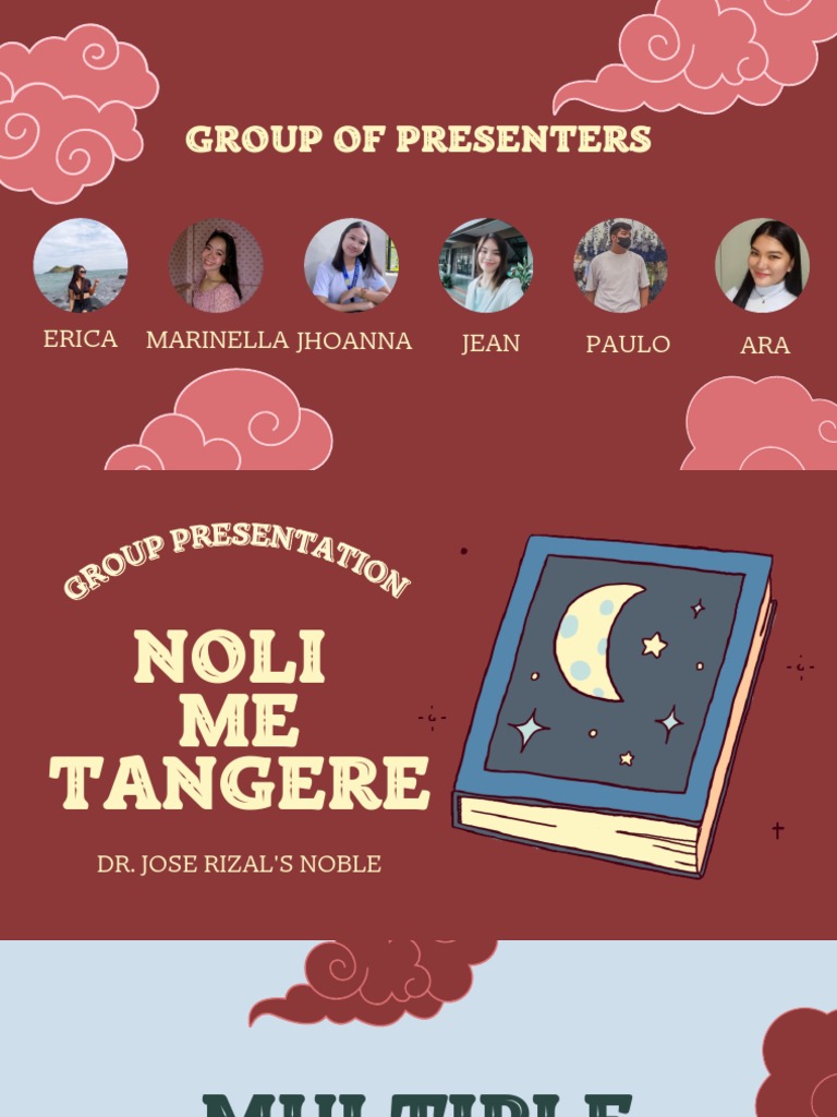 Noli Me Tangere Presentation Pdf