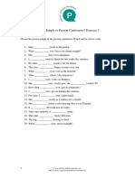 Present Simple or Present Continuous 3 PDF