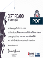 Certificado Gabster PDF