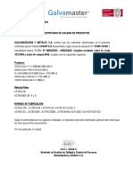 Carta Trazabilidad GALVANIZADORA Y METALES S.A - Cosapi 51549 161222022