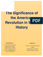 American Revolution in World History
