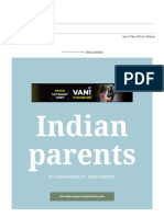 Reality of Indian Parents PDF