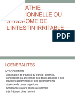 Colopathie Fonctionnelle Ou Syndrome de L'intestin Irritable PDF