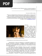 A atualidade de Karl Polanyi para a reconstrução do pensamento econômico