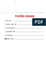 Form Tuyen Dung