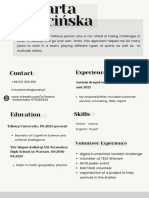 Grey Minimalist Monochrome Graphic Designer CV Resume