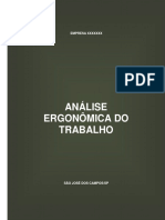 Análise ergonômica de postos de trabalho em empresa de produtos químicos