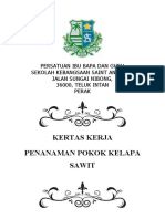 Kertas Kerja Penanaman Kelapa Sawit