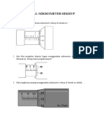 Soal Mikrometer Sekrup