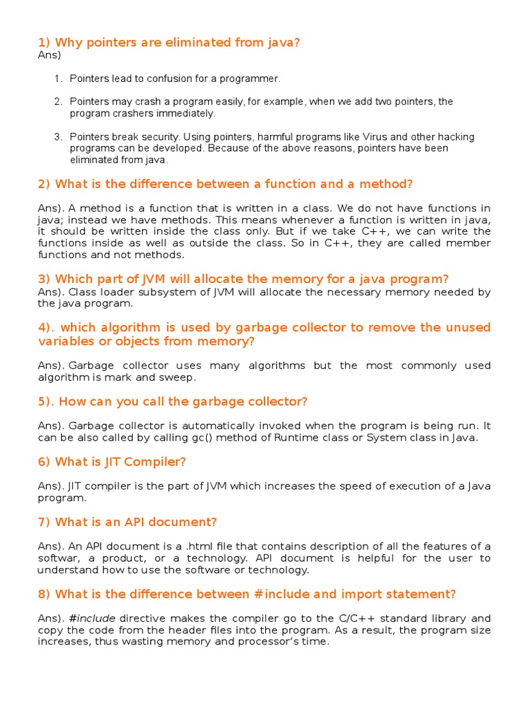 An Overview of Common Java Concepts and Programming Techniques | PDF ...