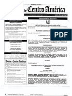 00. Acuerdo Gubernativo 166-2011 to Ley Marco Junio 2011