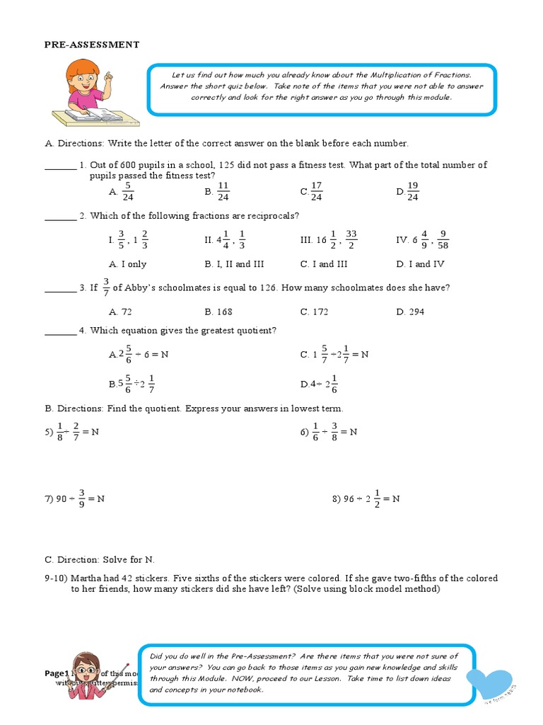 Module 3 - Grade 6 | PDF | Division (Mathematics) | Elementary Mathematics