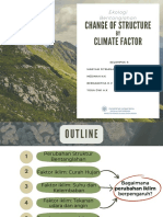 Change of Structure Climate Factor