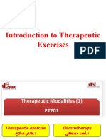 1- Introduction to Therapeutic Exercises.pptx