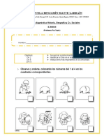 Evaluación 2° Diagnostica Historia Marzo 2023