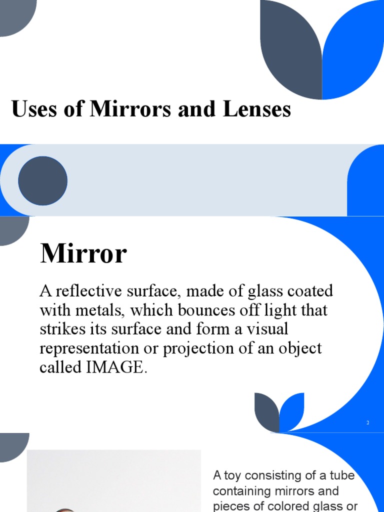Uses of Mirrors and Lenses PDF Mirror Eye