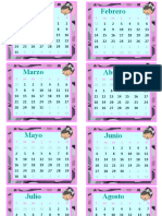 Calendario y Taco de Notas Editable