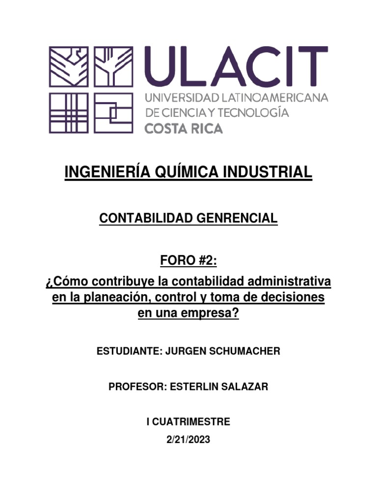 Contabilidad Administrativa y Decisiones Empresariales | PDF | Toma de ...