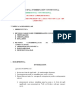 Tendencias en La Interpretación Constitucional