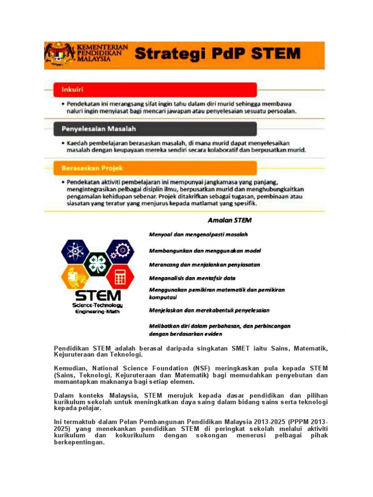Stem Dalam Pdp Pdf