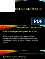 B Midterm Therapeutic Use of Self