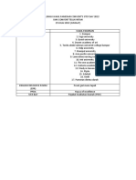 Jadual Lokasi Wakil Pameran Convent