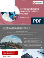 Introduction To Online Business Course