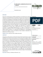 Dialnet NinezEnEspaciosDeCuidadoAlternativo 8274445 PDF