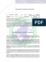 ACTA DE COMPROMISO - Estudiantes de Intercambio 2023-1
