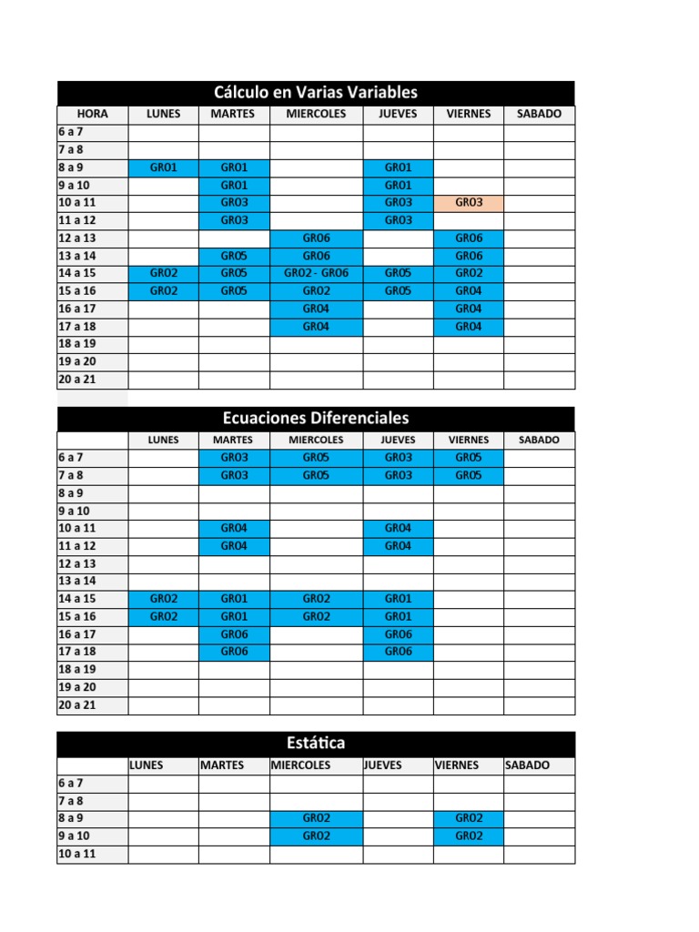 Horarios MCT Sem 3 A 10 2023 1 PDF
